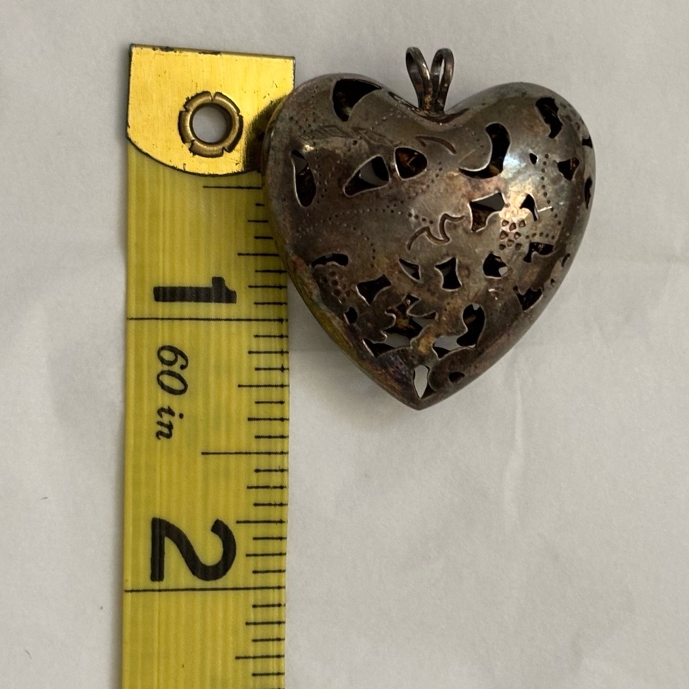 Heart‎ Pendant Old Rustic Vintage - Picture 4 of 4